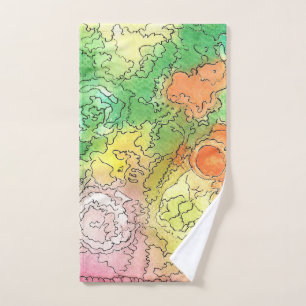 Raimnbow Maze Hand Towel