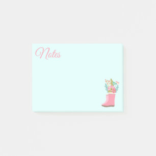 Rain Boots and Flowers Notes