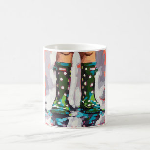 Rain boots Painting - Children's Room Decor Coffee Mug