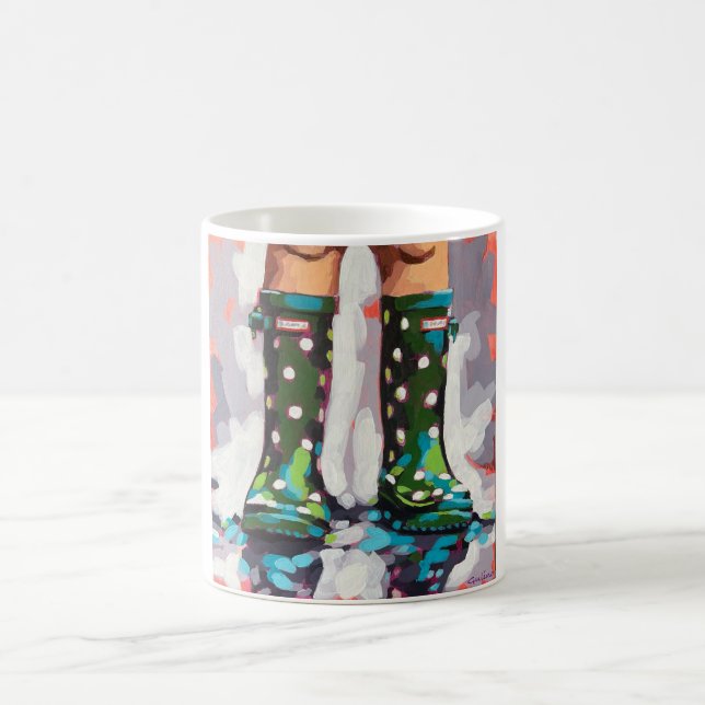 Rain boots Painting  - Children's Room Decor Coffee Mug (Center)