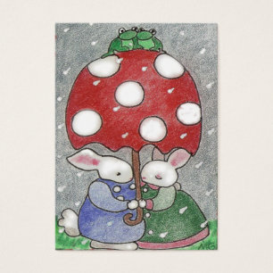 rain bunnies valentine