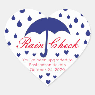 Rain Check Sticker