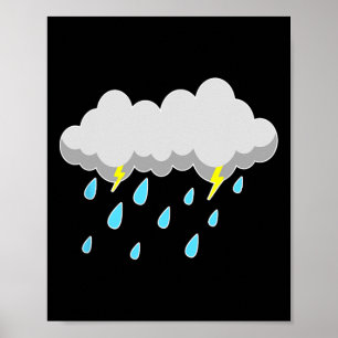 Rain Cloud Halloween Easy Costumae Last Minute  Poster