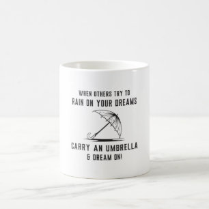 Rain Cloud Weather Raindrop Umbrella Gift Idea Coffee Mug