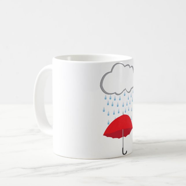 Rain Coffee Mug (Front Left)