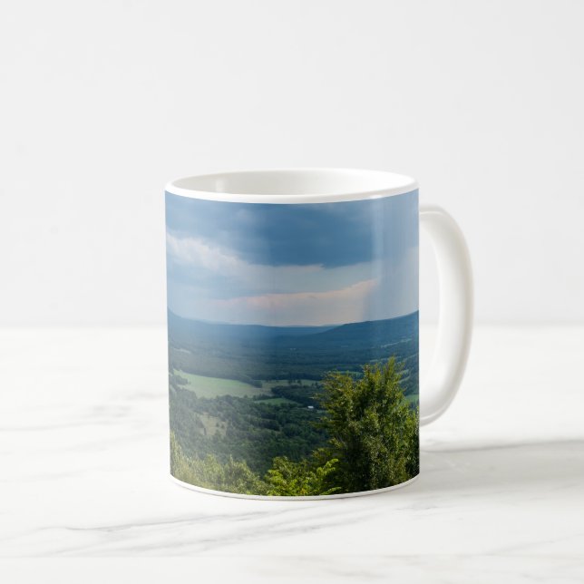 Rain Coming To Petit Jean Coffee Mug (Front Right)