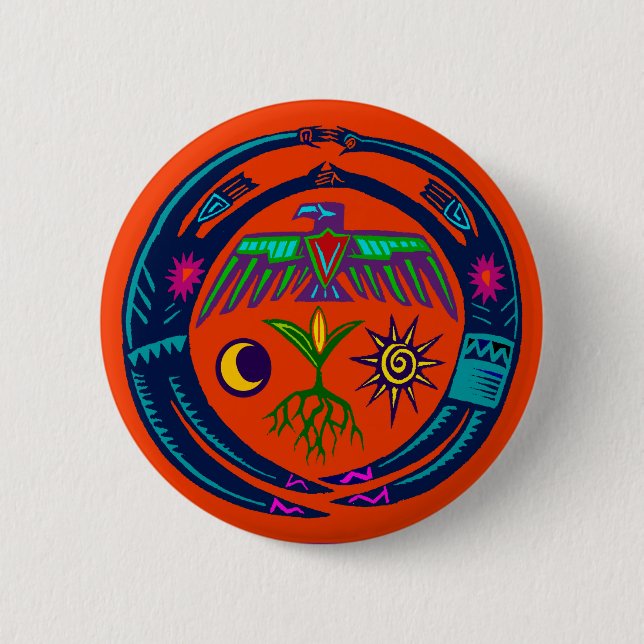 Rain Dance 6 Cm Round Badge (Front)