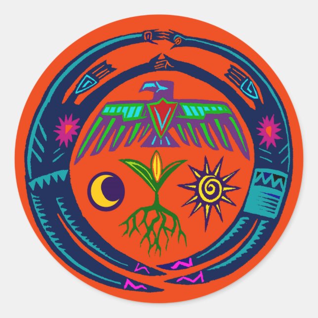 Rain Dance Classic Round Sticker (Front)