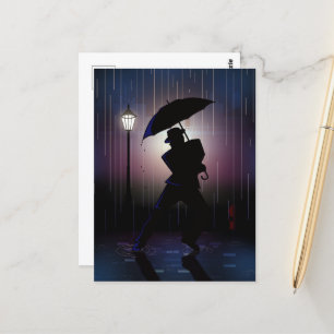 Rain Dance Postcard