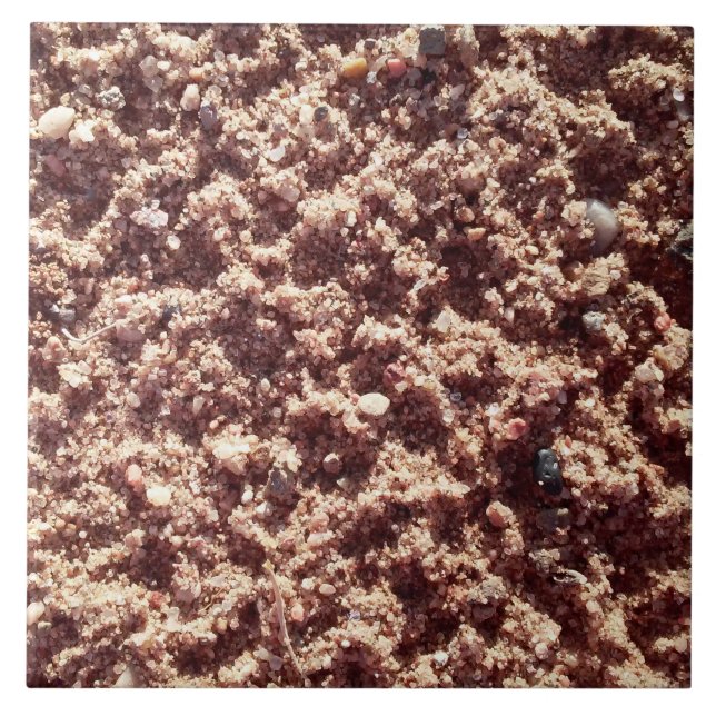 Rain Dimpled Sand Ceramic Tile (Front)