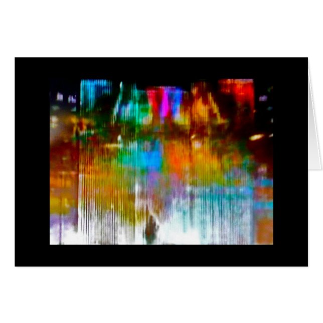 "Rain Down on Me" Art Card, Blank (Front Horizontal)