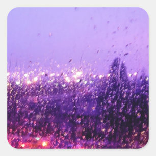 Rain Down on Me Square Sticker