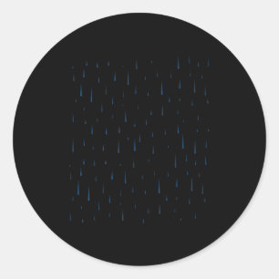 Rain Drop Costume Christmas Halloween  Classic Round Sticker