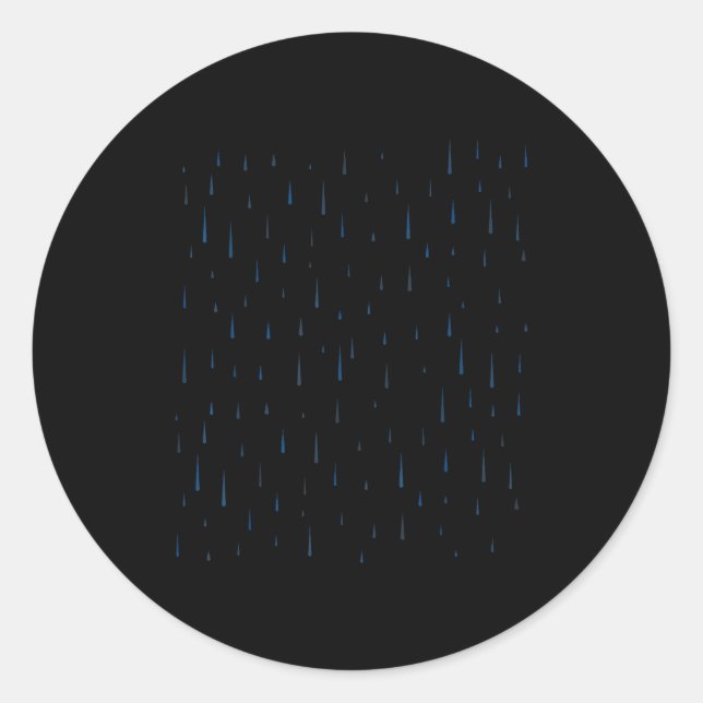 Rain Drop Costume Christmas Halloween  Classic Round Sticker (Front)