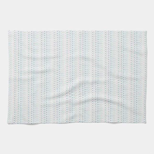Rain Drop Pattern Tea Towel (Horizontal)