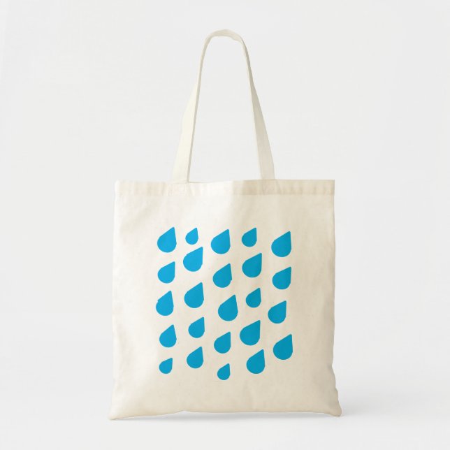 rain drop tote bag (Front)