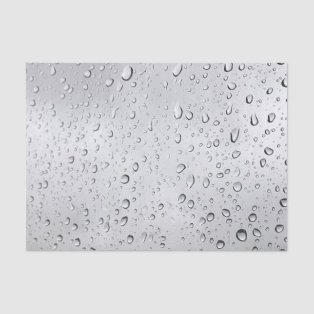 Rain Droplets Tissue Paper (Front)