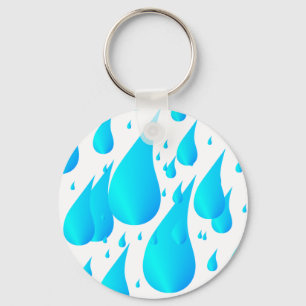 Rain Drops Key Ring