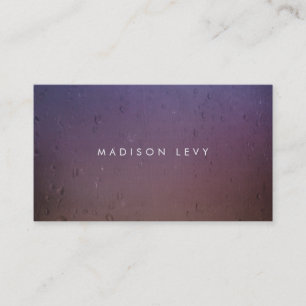 Rain Drops on Glass Minimalist Appointment Cards