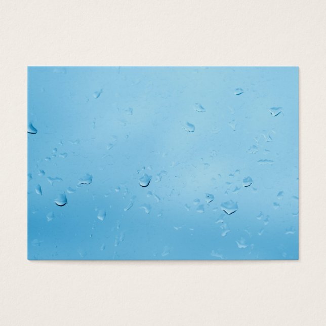 Rain drops on the glass of window (Front)