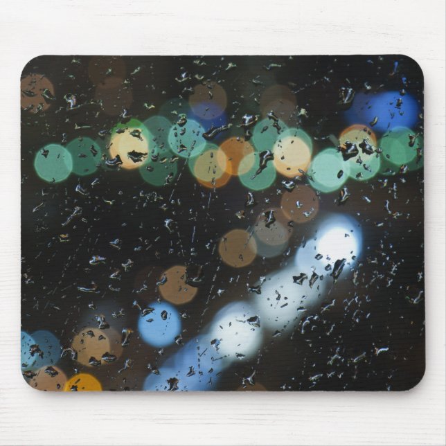 Rain drops on the window's glass mouse pad (Front)