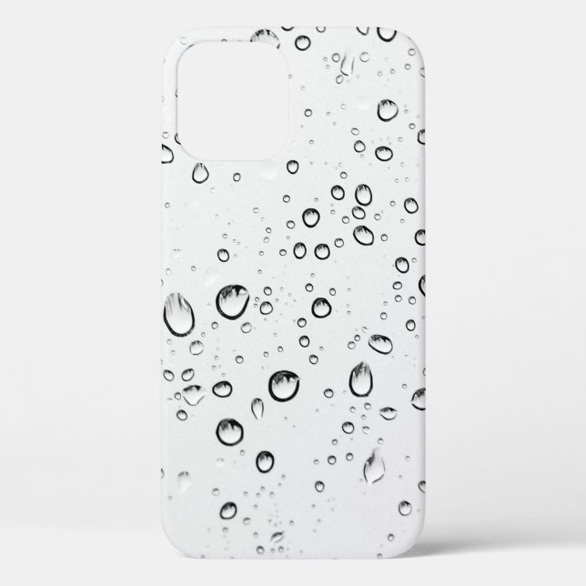 Rain drops rainy wet droplets Case-Mate iPhone case (Back)