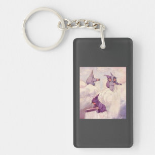 Rain Faeries Making Rain Key Ring