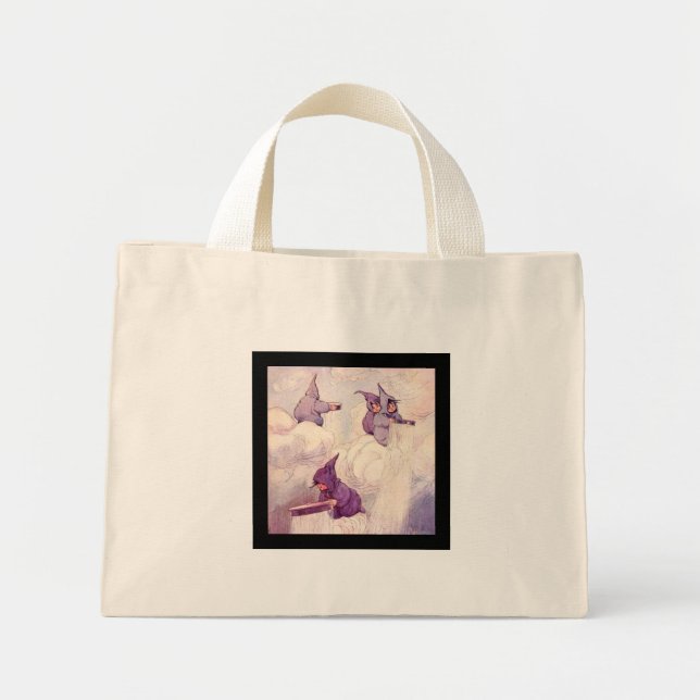 Rain Faeries Making Rain Mini Tote Bag (Front)