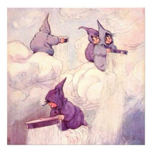 Rain Faeries Making Rain Photo Print