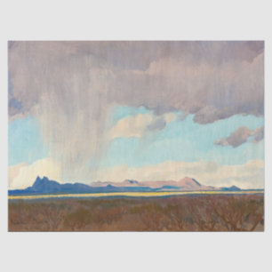 Rain for the Gulf by Maynard Dixon Tissue Paper