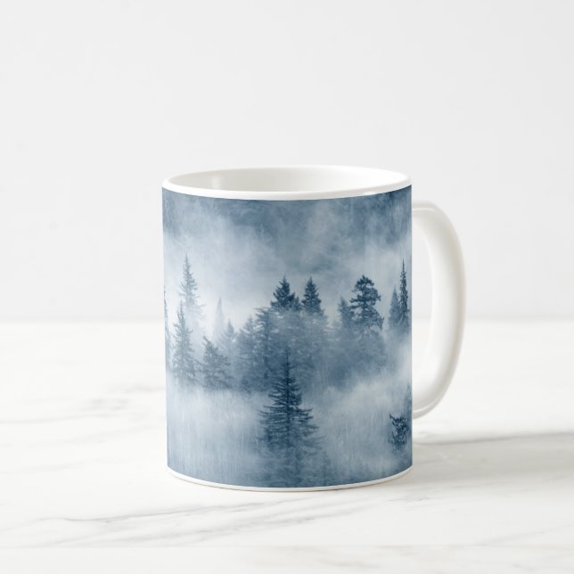 Rain Forest Clouds in the Pacific Northwest Coffee Mug (Front Right)
