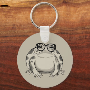 Rain Frog Lover Desert Rain Gift Funny Animal Key Ring