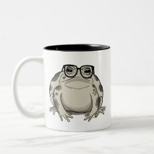 Rain Frog Lover Desert Rain Gift Funny Animal Two-Tone Coffee Mug