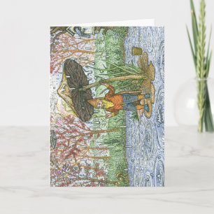 Rain Gnome Greeting Card