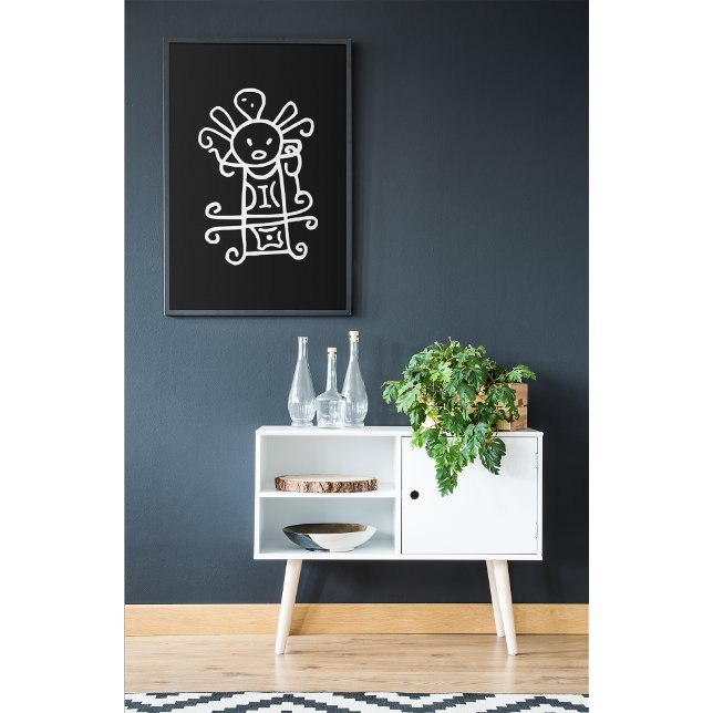 Rain Goddess: Petroglyph of Fertility and life Poster (Creator Uploaded)