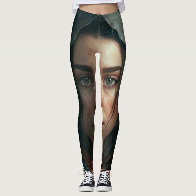 Rain hood girl leggings (Front)