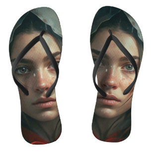 Rain hood girl thongs