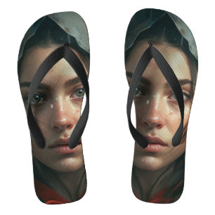 Rain hood girl thongs