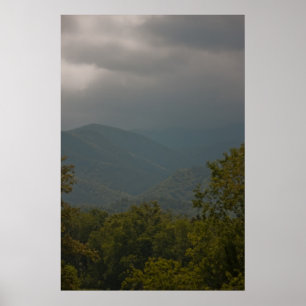 "Rain in the Smoky Mountains" Poster