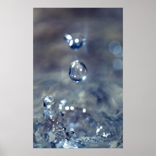 Rain is the sound of a piano poster