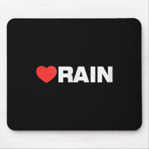 Rain Love - Like Heart Your Best Favorite_ Rain Mouse Pad