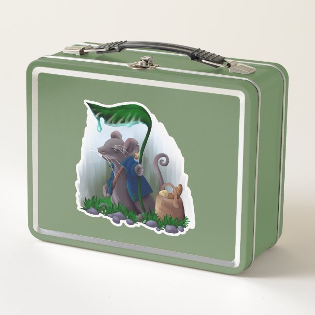 Rain Mouse |  Metal Lunch Box (Front)