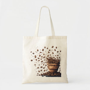 Rain of Coffee Beans Tote Bag