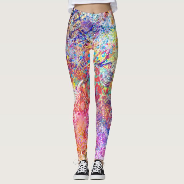 Rain of Colors Leggings (Front)