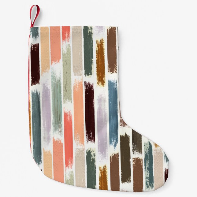 Rain of colours 2 small christmas stocking (Front)