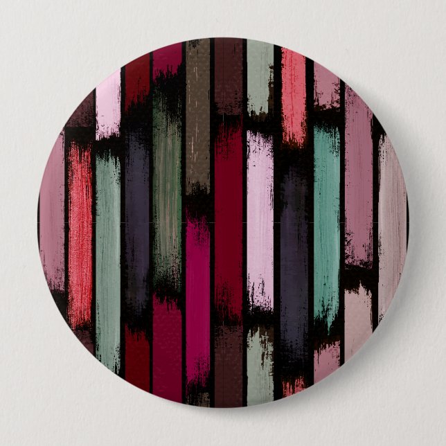 Rain of colours 3 10 cm round badge (Front)