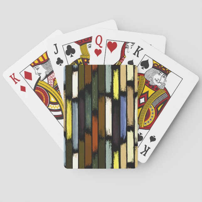 Rain of colours 4 playing cards (Back)