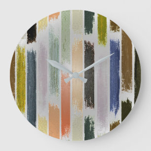 Rain of colours 5 large clock