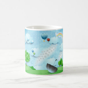 Rain of Flowers Coffee Mug