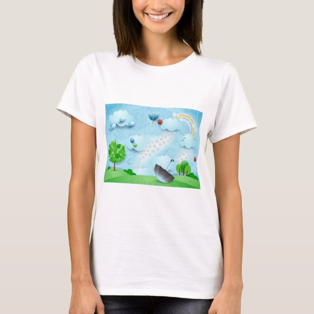 Rain of Flowers T-Shirt (Front)